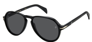 David Beckham DB 7079/S men Black Pilot Sunglasses