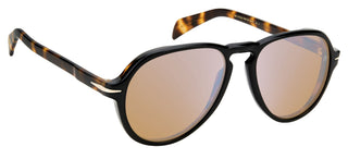 David Beckham DB 7079/S men Black Pilot Sunglasses