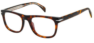 David Beckham DB 7085 men Havana Geometric Eyeglasses