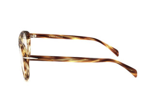 David Beckham Db 7087 Men Brown Pilot Eyeglasses