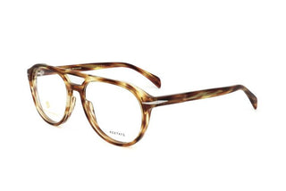 David Beckham DB 7087 men Brown Pilot Eyeglasses