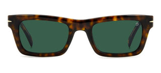 David Beckham DB 7091/S men Havana Geometric Sunglasses