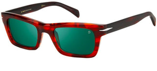 David Beckham DB 7091/S men Brown Geometric Sunglasses