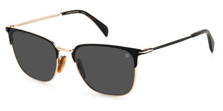 David Beckham DB 7094/G/S men Black Rectangle Sunglasses