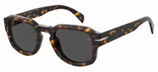 David Beckham DB 7098/S men Havana Squared Sunglasses