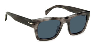 David Beckham DB 7099/S men Grey Squared Sunglasses