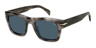 David Beckham DB 7099/S men Grey Squared Sunglasses