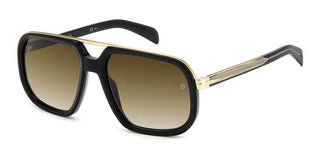 David Beckham DB 7101/S men Black Geometric Sunglasses