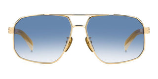 David Beckham DB 7102/S men Gold Geometric Sunglasses