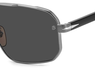 David Beckham DB 7102/S men Grey Geometric Sunglasses