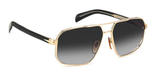 David Beckham DB 7102/S men Gold Geometric Sunglasses