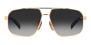 David Beckham DB 7102/S men Gold Geometric Sunglasses