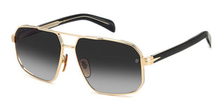 David Beckham DB 7102/S men Gold Geometric Sunglasses