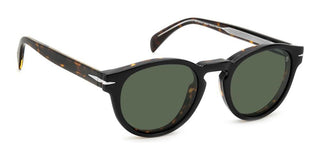 David Beckham DB 7104/CS men Havana Squared Sunglasses