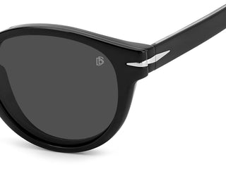 David Beckham DB 7104/CS men Black Squared Sunglasses