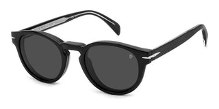 David Beckham DB 7104/CS men Black Squared Sunglasses