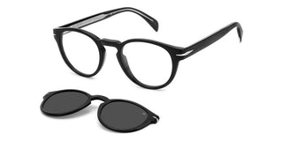 David Beckham DB 7104/CS men Black Squared Sunglasses
