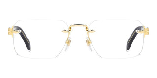 David Beckham DB 7116 men Gold Rectangle Eyeglasses