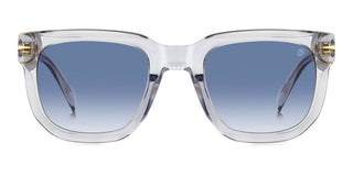 David Beckham Db 7118/s Men Transparent Rectangle Sunglasses