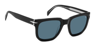 David Beckham Db 7118/s Men Black Rectangle Sunglasses