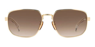 David Beckham Db 7121/g/s Men Gold Rectangle Sunglasses