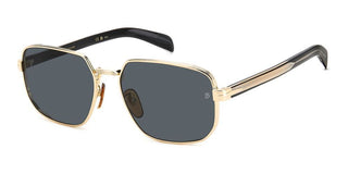 David Beckham Db 7121/g/s Men Gold Rectangle Sunglasses