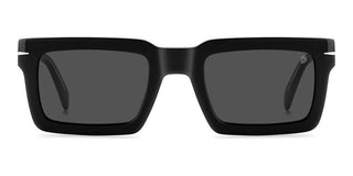 David Beckham Db 7126/s Men Black Rectangle Sunglasses