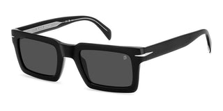 David Beckham Db 7126/s Men Black Rectangle Sunglasses