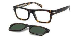 David Beckham Db 7129/cs Men Havana Rectangle Sunglasses