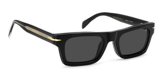 David Beckham Db 7129/cs Men Black Rectangle Sunglasses