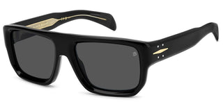 David Beckham DB 7132/S men Black Squared Sunglasses