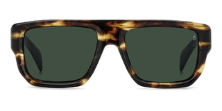 David Beckham DB 7132/S men Havana Squared Sunglasses