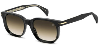 David Beckham DB 7133/S men Black Rectangle Sunglasses
