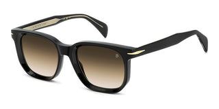 David Beckham Db 7133/s Men Black Rectangle Sunglasses