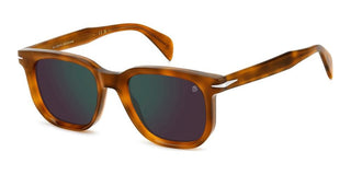David Beckham Db 7133/s Men Havana Rectangle Sunglasses