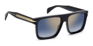 David Beckham Db 7134/s Men Black Rectangle Sunglasses