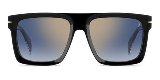 David Beckham Db 7134/s Men Black Rectangle Sunglasses