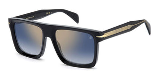 David Beckham Db 7134/s Men Black Rectangle Sunglasses