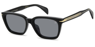David Beckham DB 7135/F/S men Black Rectangle Sunglasses