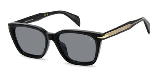 David Beckham Db 7135/f/s Men Black Rectangle Sunglasses