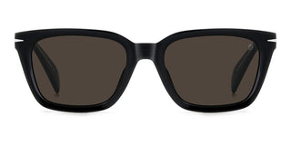 David Beckham Db 7135/f/s Men Black Rectangle Sunglasses