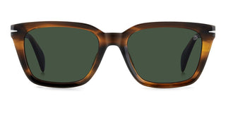 David Beckham DB 7135/F/S men Havana Rectangle Sunglasses