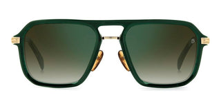 David Beckham Db 7136/s Men Green Rectangle Sunglasses