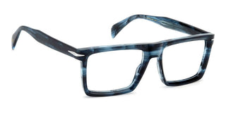 David Beckham Db 7138 Men Blue Rectangle Eyeglasses