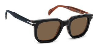 David Beckham Db 7143/c Men Blue Squared Sunglasses