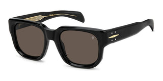 David Beckham Db 7146/s Men Black Squared Sunglasses