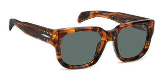 David Beckham Db 7146/s Men Brown Squared Sunglasses