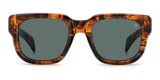 David Beckham Db 7146/s Men Brown Squared Sunglasses