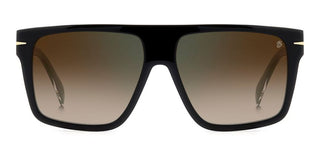 David Beckham Db 7149/s Men Black Squared Sunglasses