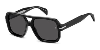 David Beckham Db 7151/s Men Black Squared Sunglasses